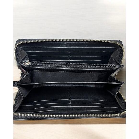 Coach F25501 Taylor OP Art Alexis Carry All Bag & Julia OP Art Wallet - Picture 8 of 14